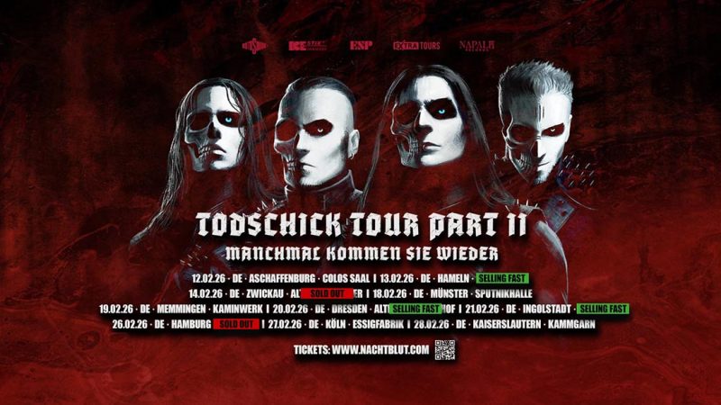 Nachtblut kommen Abschluss ihrer Todschick-Tour Part II nach Kaiserslautern