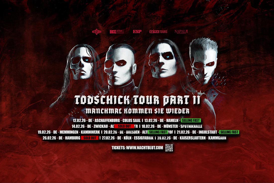 Nachtblut kommen Abschluss ihrer Todschick-Tour Part II nach Kaiserslautern