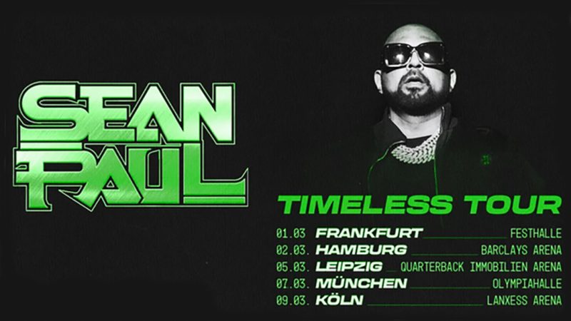 Sean Paul kommt 2026 nach Europa – Timeless Tour live erleben