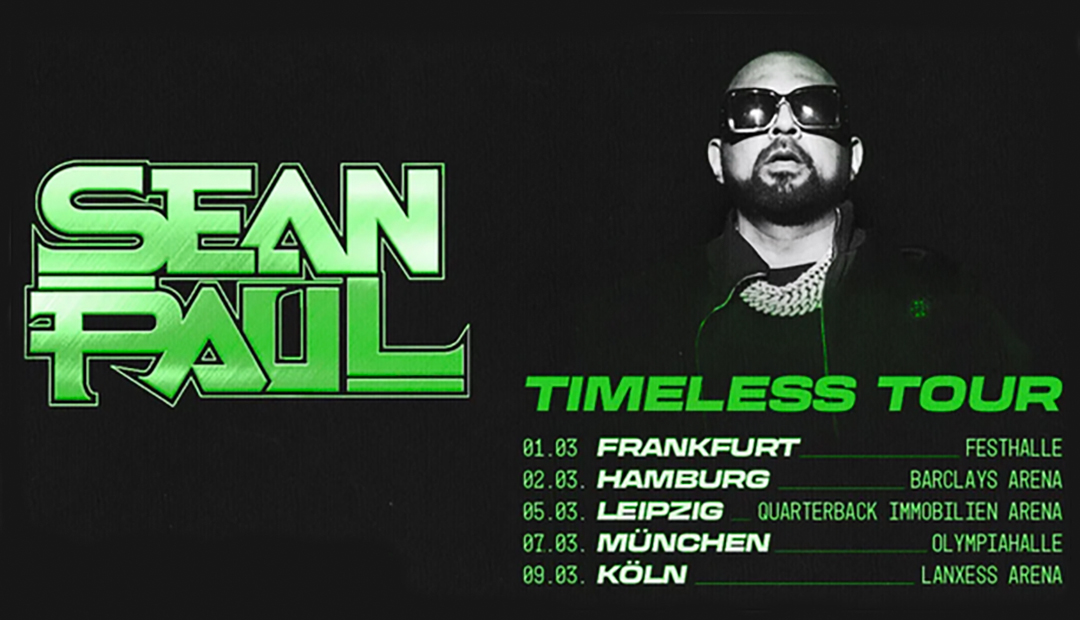 Sean Paul kommt 2026 nach Europa – Timeless Tour live erleben