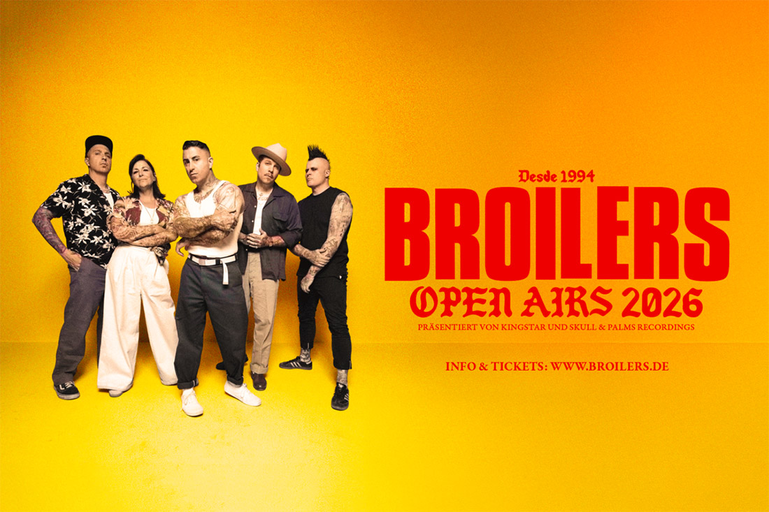 Die Broilers kommen zurück: Broilers Open Airs 2026
