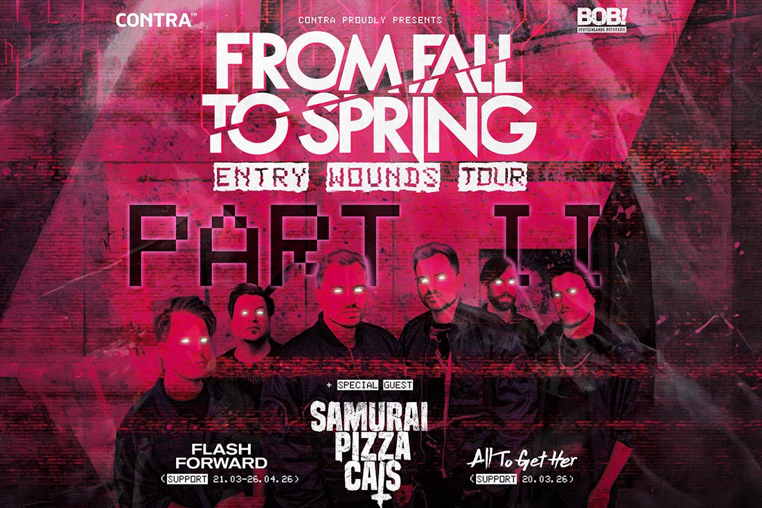 From Fall To Spring gehen auf Entry Wounds Tour 2026