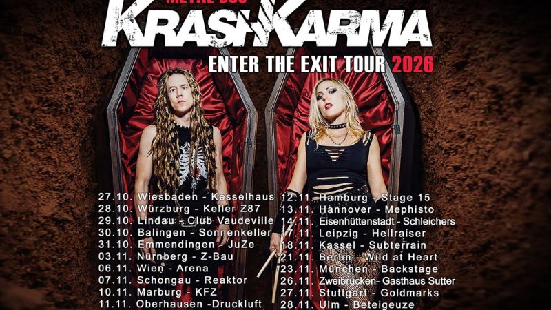 KrashKarma bringen neues Album „Enter The Exit“ im Herbst 2026 auf die Bühne