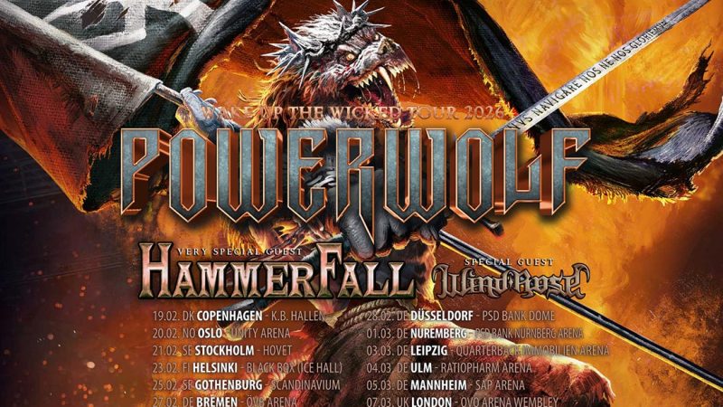 Powerwolf kündigen die „Wake Up The Wicked Tour 2026“ an