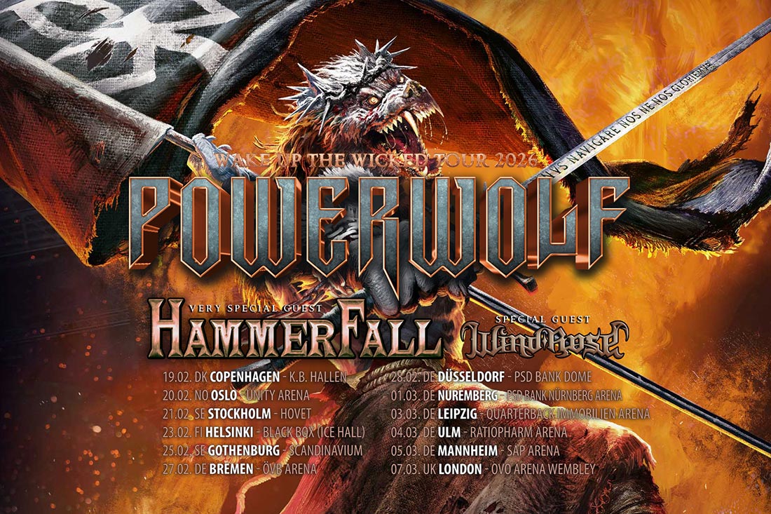Powerwolf - Wake Up The Wicked Tour 2026