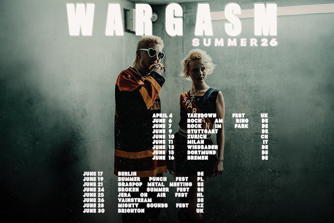 Punk‑Metal‑Explosion: Wargasm ziehen auf ihrer „Summer 2026“-Tour durch Europa