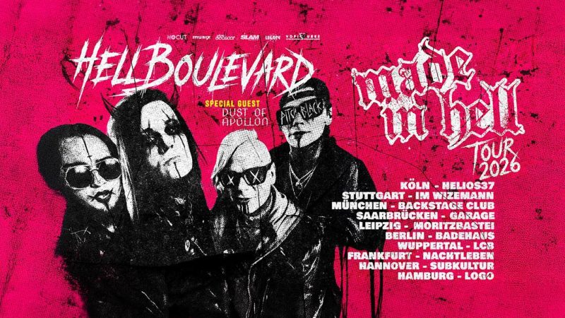 Hell Boulevard gehen mit neuem Album auf „Made in Hell Tour 2026“
