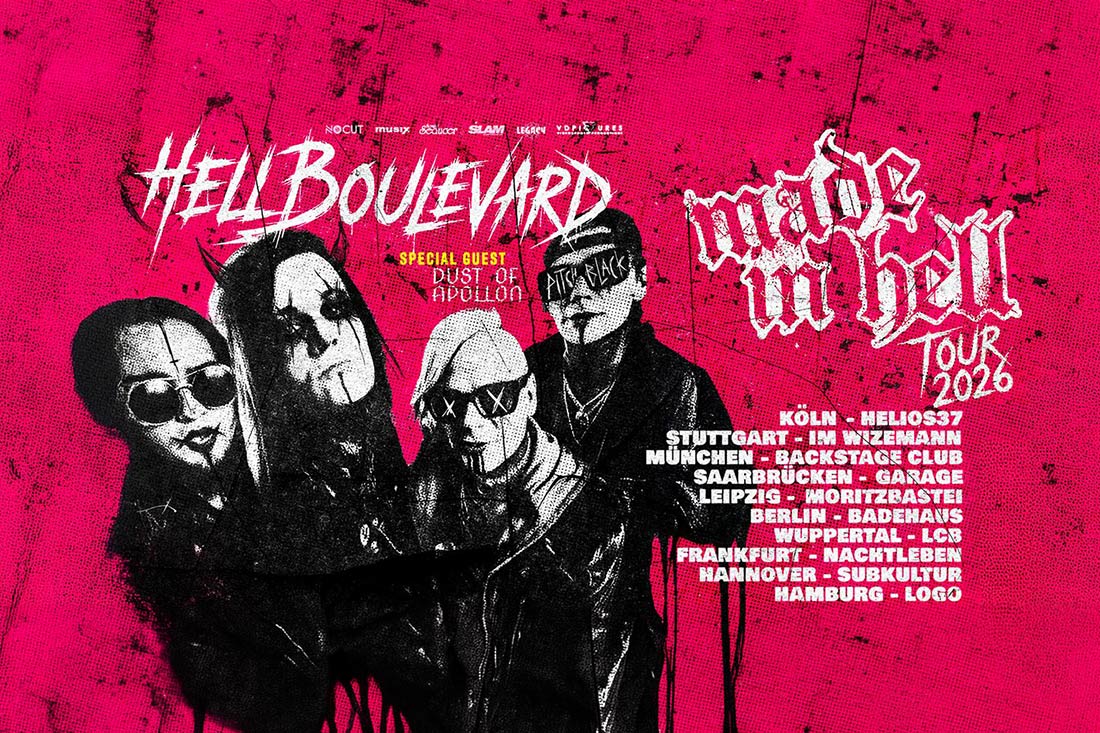 Hell Boulevard gehen mit neuem Album auf „Made in Hell Tour 2026“