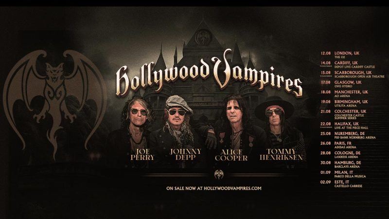 Hollywood Vampires: „UK & European Tour 2026“ mit drei Shows in Deutschland