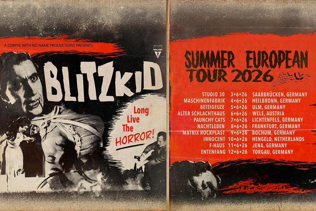 Blitzkid gehen auf Summer European Tour 2026