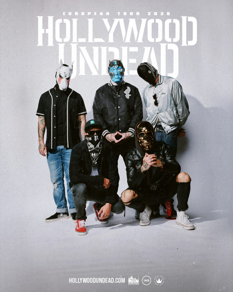 Hollywood Undead kommen im Juni 2026 für fünf exklusive Headliner-Shows nach Deutschland.