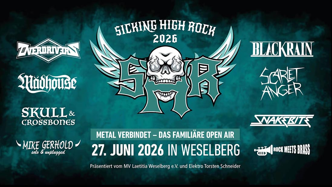 Sicking High Rock 2026 lädt zur Metal-Gartenparty der Extraklasse ein