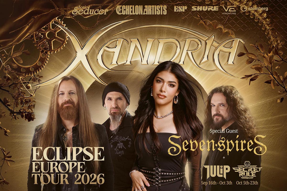 Xandria kündigen Eclipse-Tour 2026 mit Seven Spires, Tulip und Secret Rule an