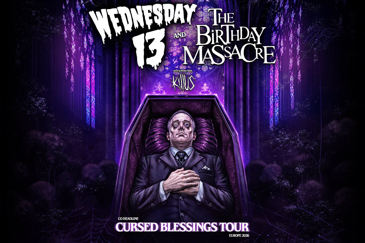 Cursed Blessings Tour: Wednesday 13 und The Birthday Massacre bringen den Schrecken zurück nach Europa