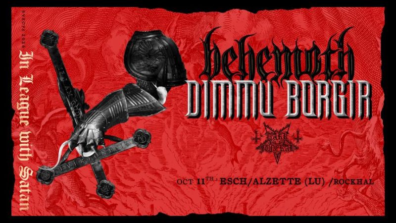 Behemoth und Dimmu Borgir fegen mit ihr „In League With Satan“-Tour durch Europa.