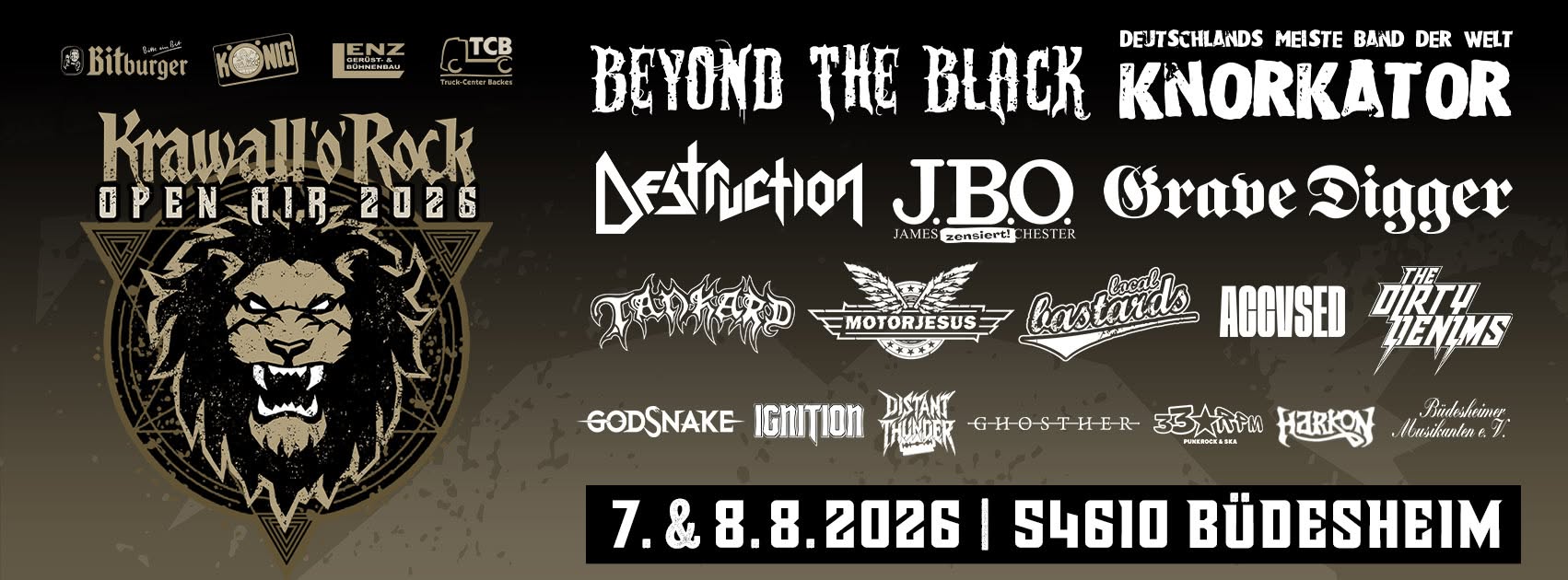 Die Eifel ruft, Krawall’o’Rock 2026