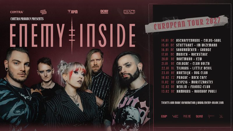Enemy Inside starten 2027 ihre Headline-Tour