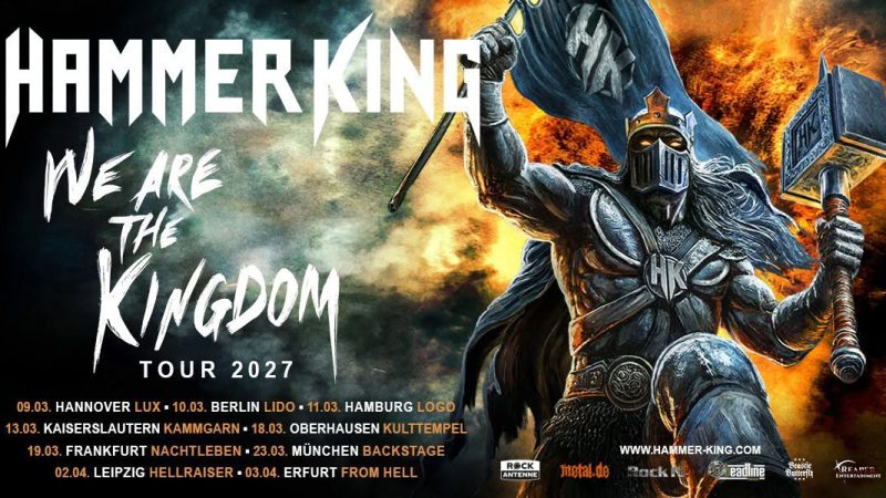 Hammer King besteigen den Thron: Erste Headliner-Tour „We Are The Kingdom“ 2027