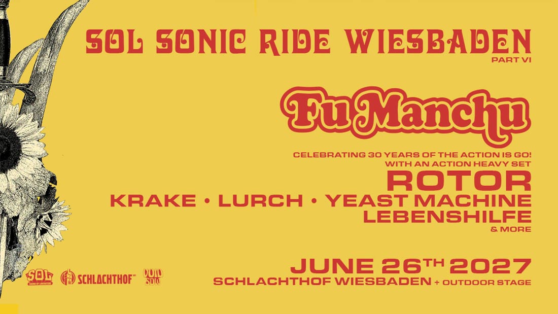 Schlachthof Wiesbaden: SOL SONIC RIDE VI kündigt Headliner und fünf weitere Bands an