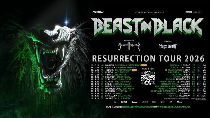 Beast in Black kommen mit der „Resurrection Tour“ nach Ludwigsburg